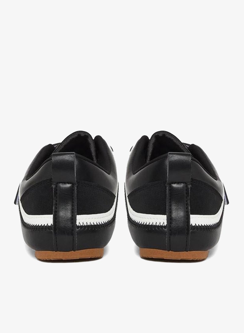 Styli Women Black Double Velcro Strap Sneakers - Image 4